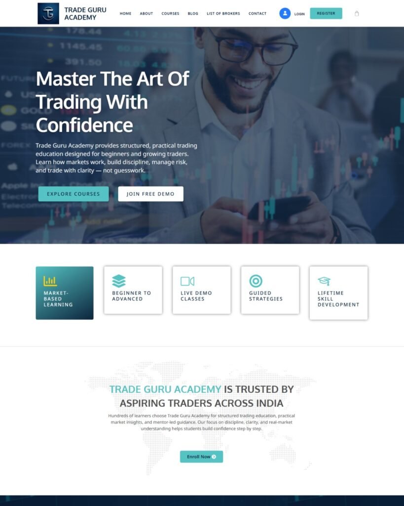 trade guru academy website